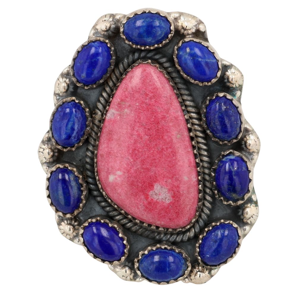 Lot 598: HaDa Collection Sterling Multi-Stone Adjustable Ring
