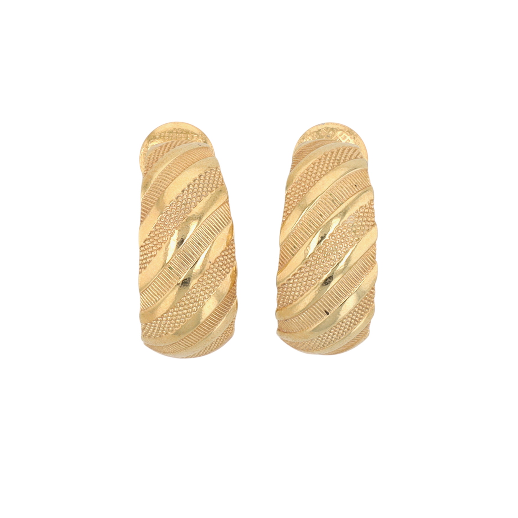 Napier Gold Tone Hoop Earrings