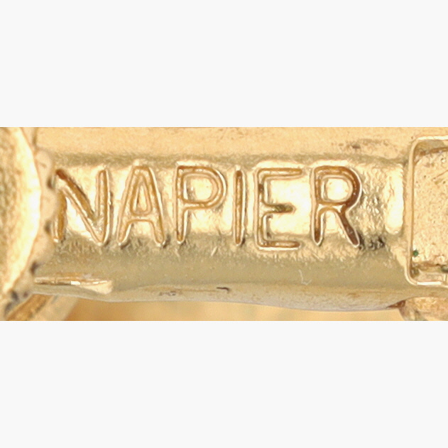 Napier Gold Tone Hoop Earrings