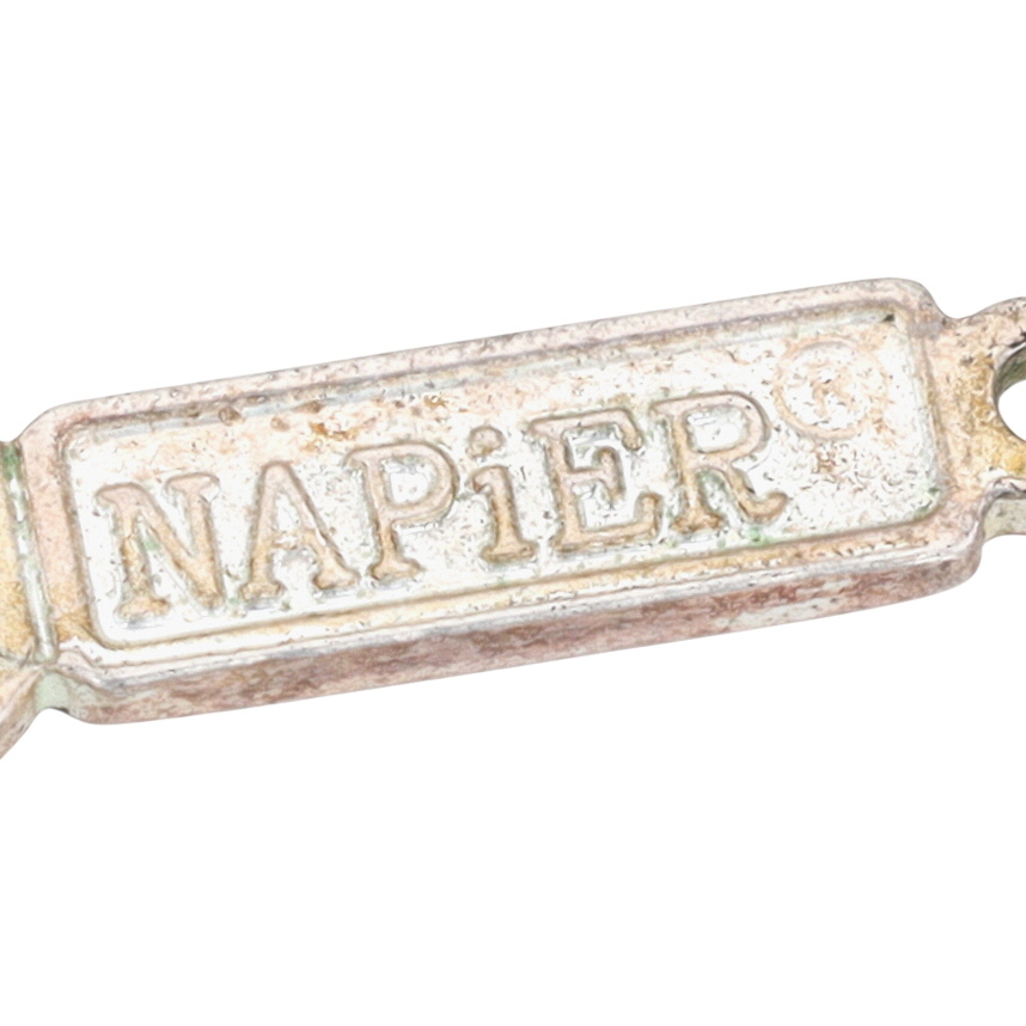 Napier Silver Tone Beaded Bracelet