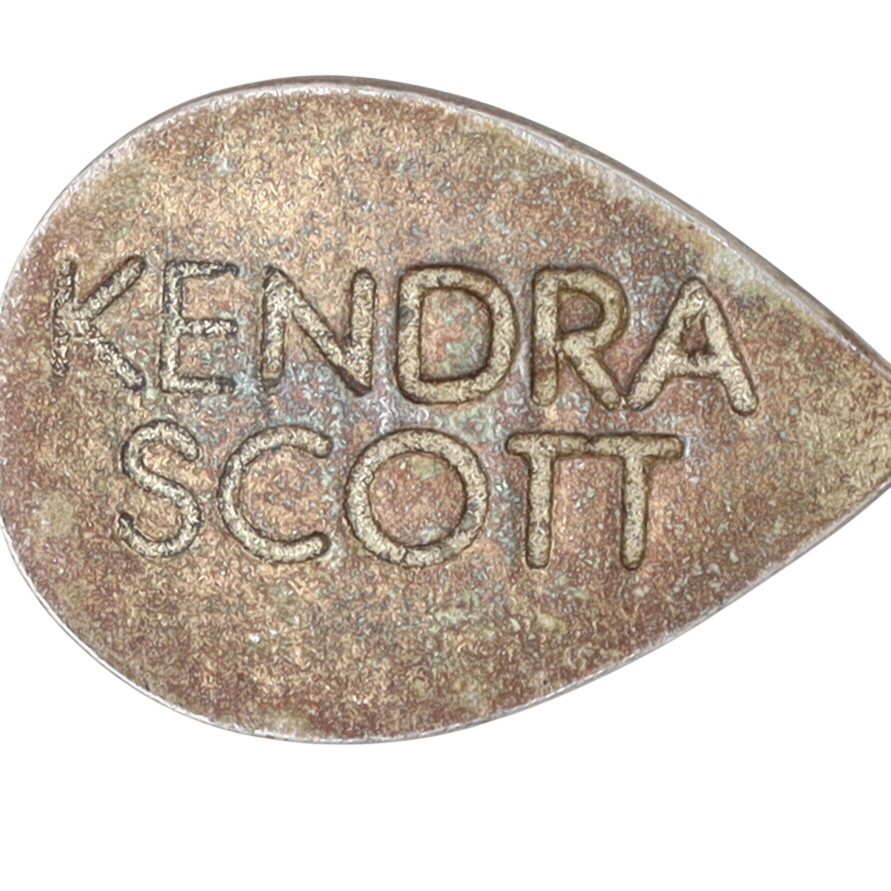Kendra Scott Gold Tone Shell Stone Multi Charm Necklace