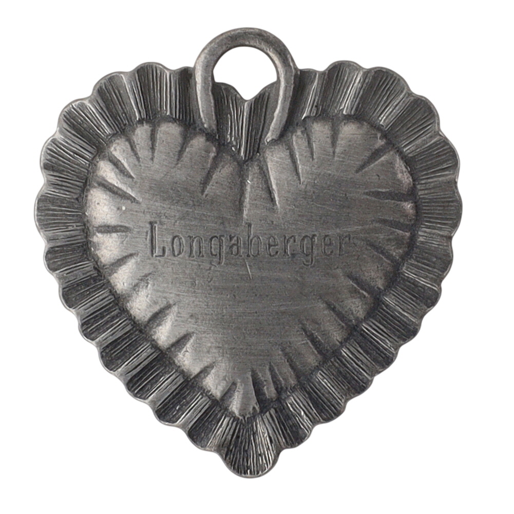 Longaberger Pewter Sweet Heart Pendant