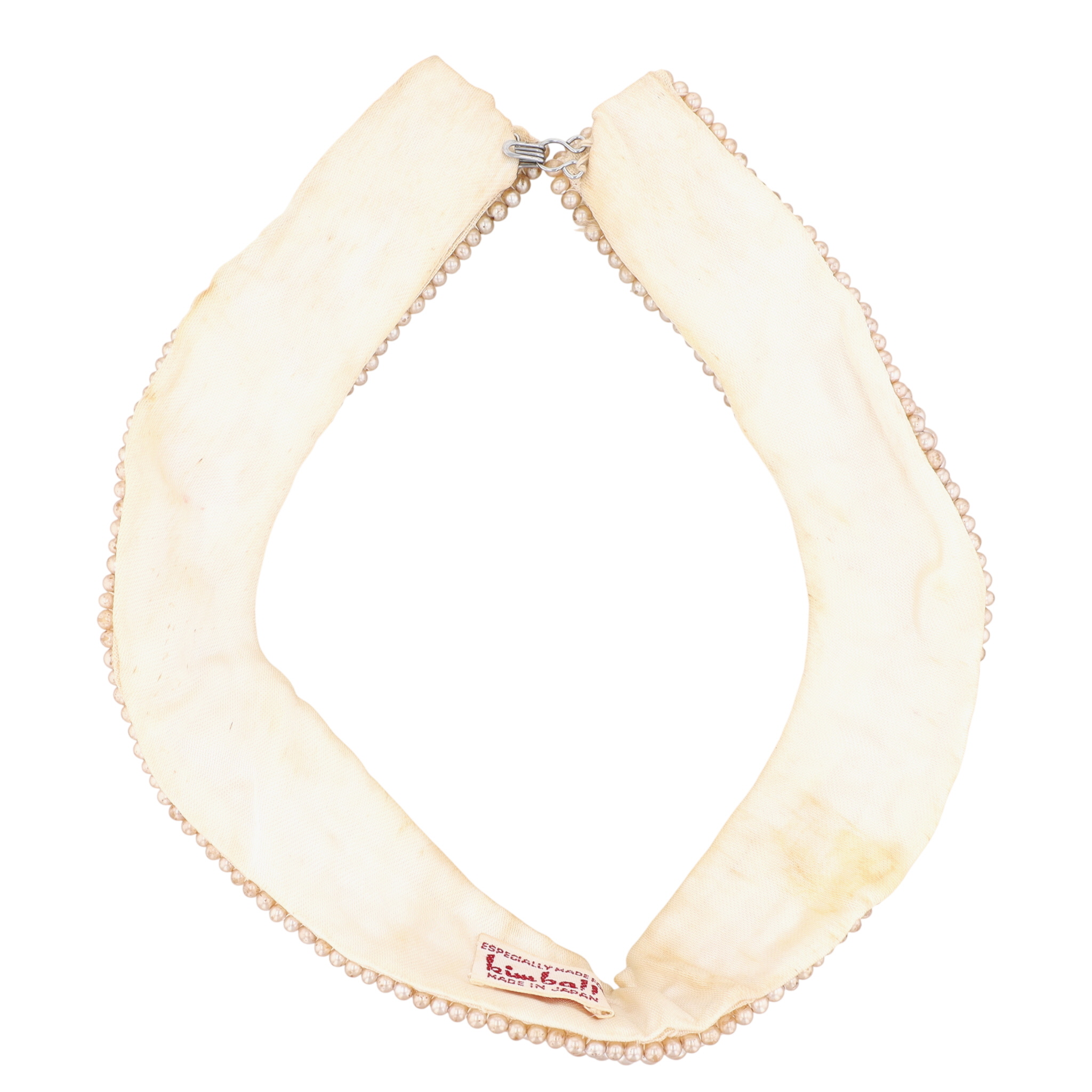 Kimball Japan Vintage Faux Pearl Accent Collar