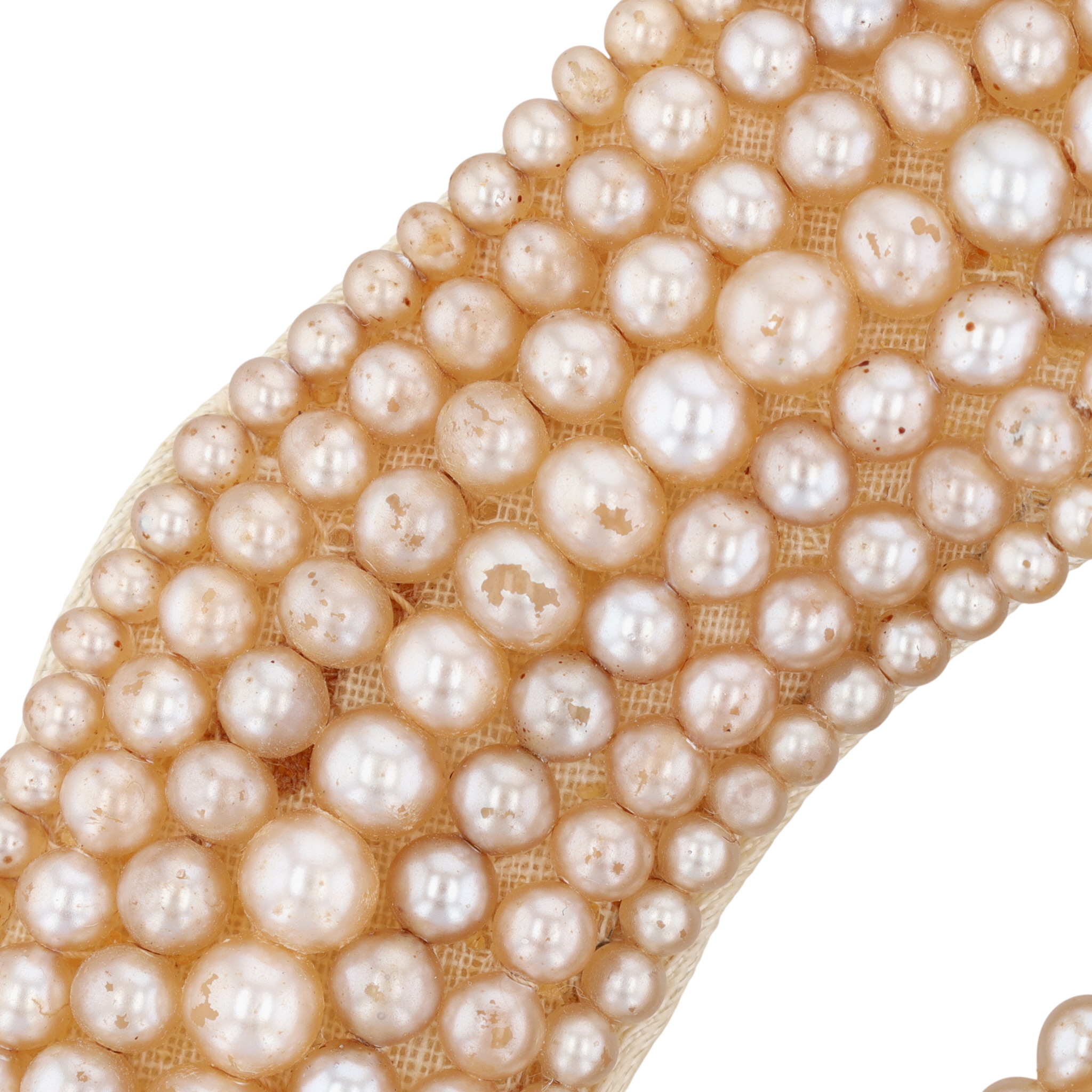 Kimball Japan Vintage Faux Pearl Accent Collar