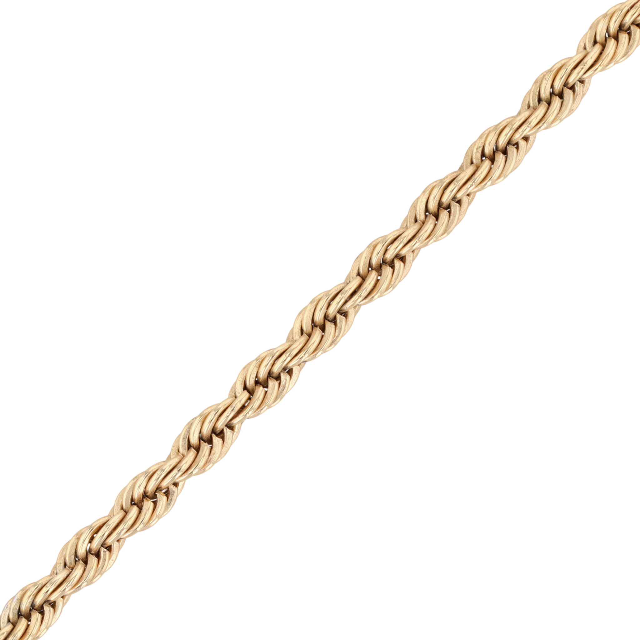 Laguna Gold Tone Rope Chain Necklace