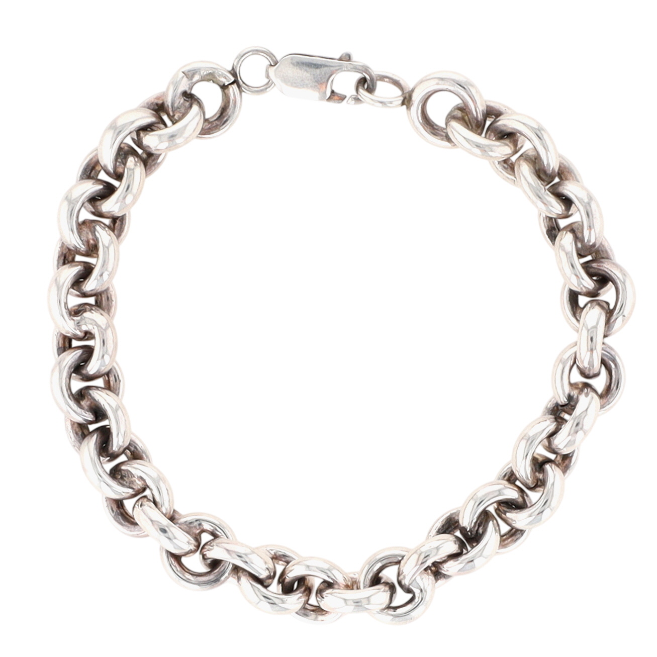 Sterling Silver Heavy Link Bracelet