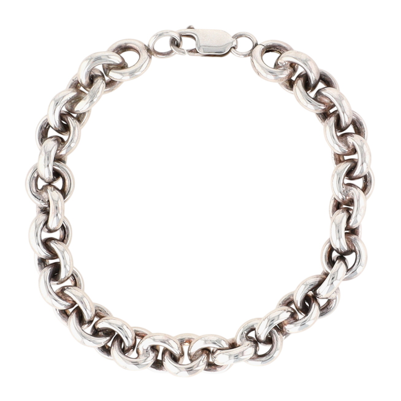 Sterling Silver Heavy Link Bracelet