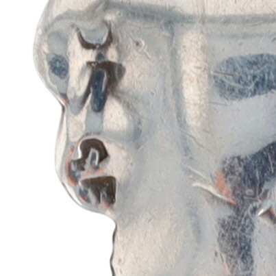Sterling Silver Floral Pressed Double Dangle Pendant