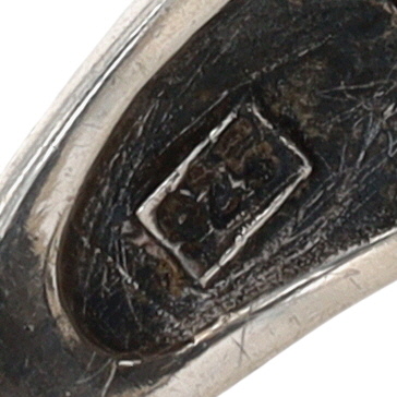 Sterling Silver Large Ganesh Ring Size 8