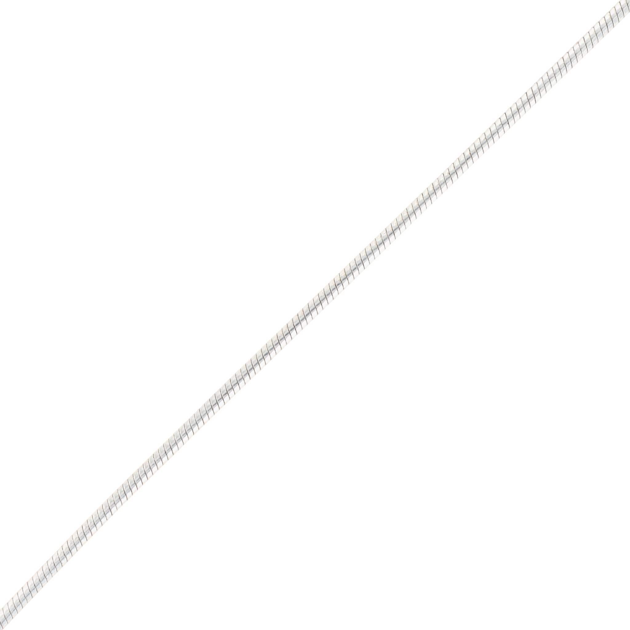 Italy Sterling Silver Snake Chain Necklace