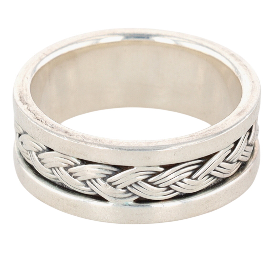 Sterling Silver Triple Braided Band Ring Size 5.5