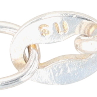 Italy Sterling Silver Box Chain Necklace