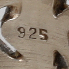 Sterling Silver Pierced Swirl Band Ring Size 5