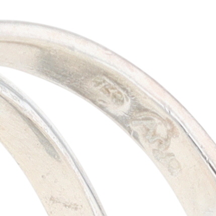 Arya Sterling Silver Moonstone Teardrop Statement Ring Size 6
