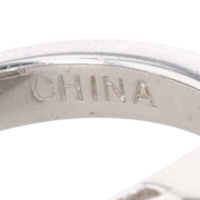 Signed Sterling Silver Spinel Bow Wrapped Present Ring Size 6