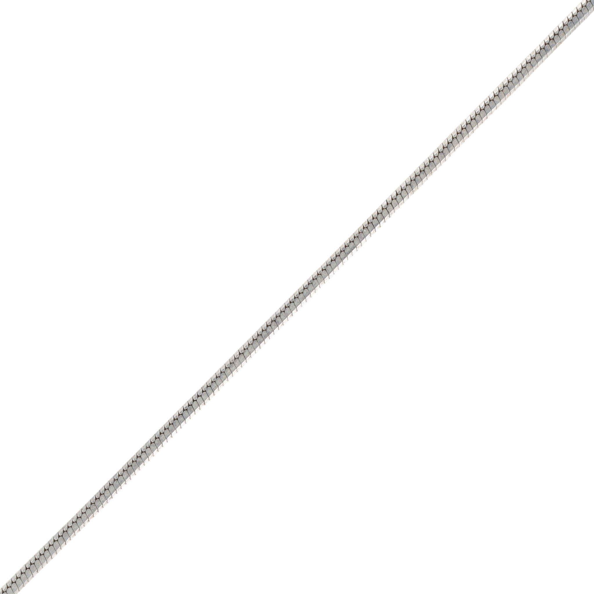 Italy Sterling Silver Snake Chain Necklace