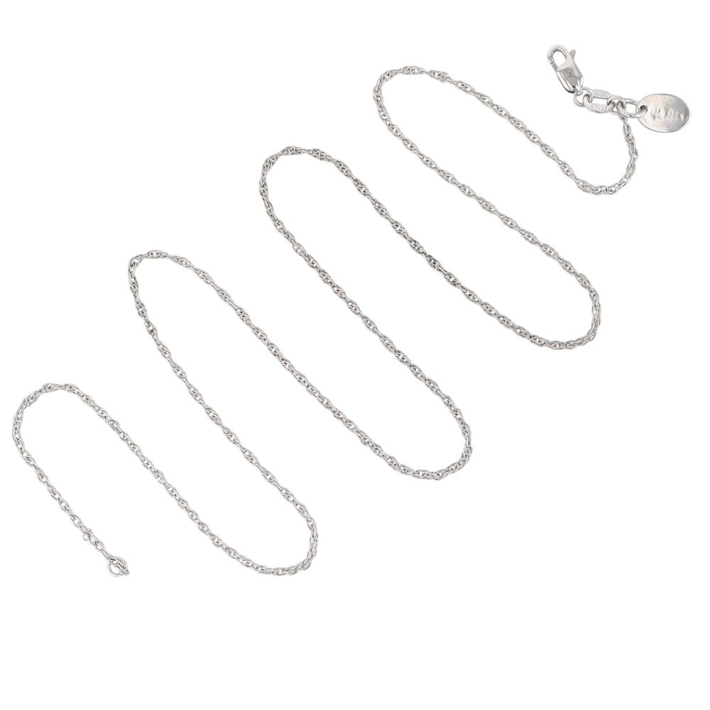 Lot 333: Stauer Italy Sterling Silver Rope Chain Necklace