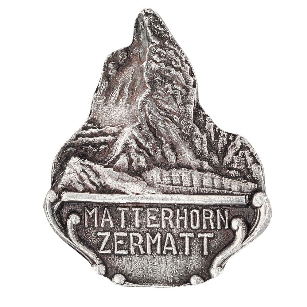 Lot 524: Vintage 800 Silver Matterhorn Zermatt Brooch