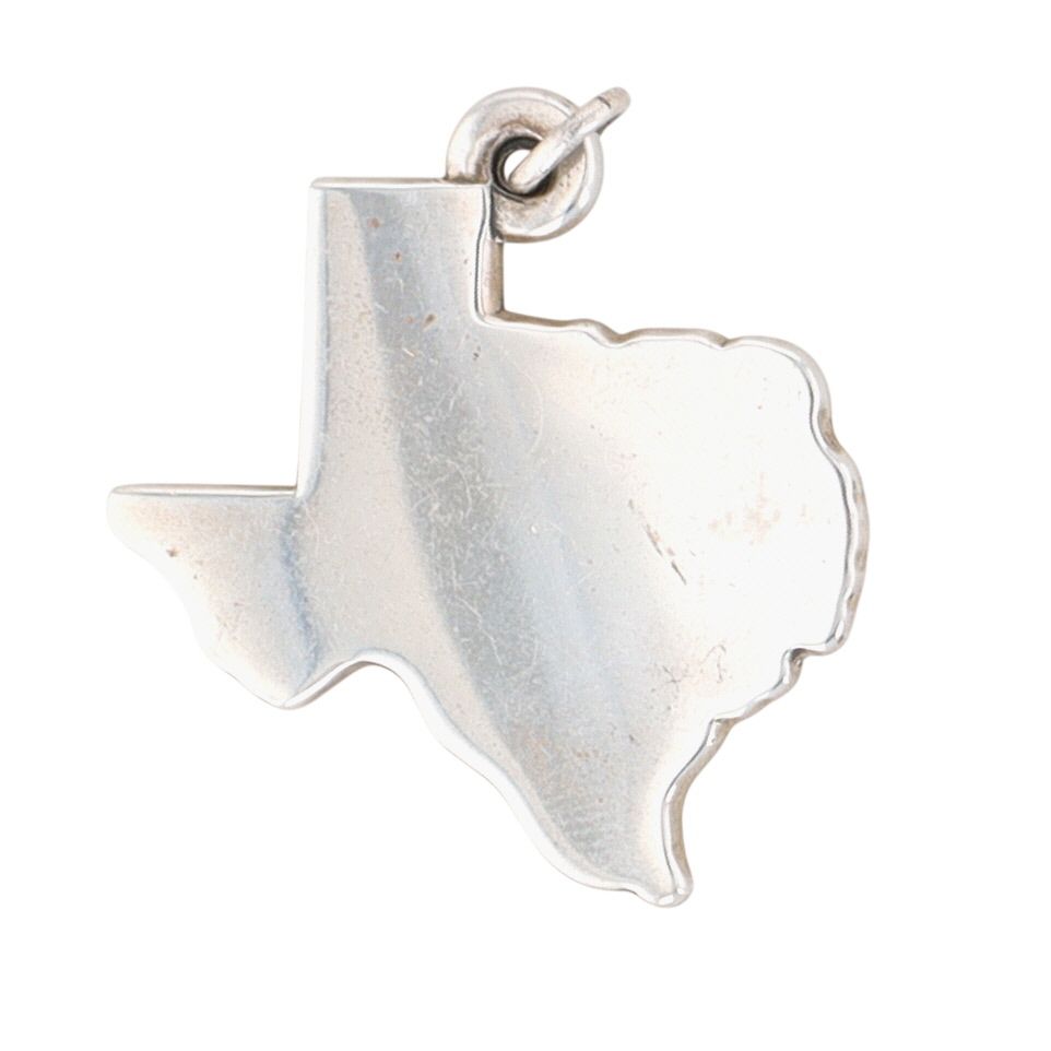Lot 540: James Avery Sterling Silver Texas State Pendant
