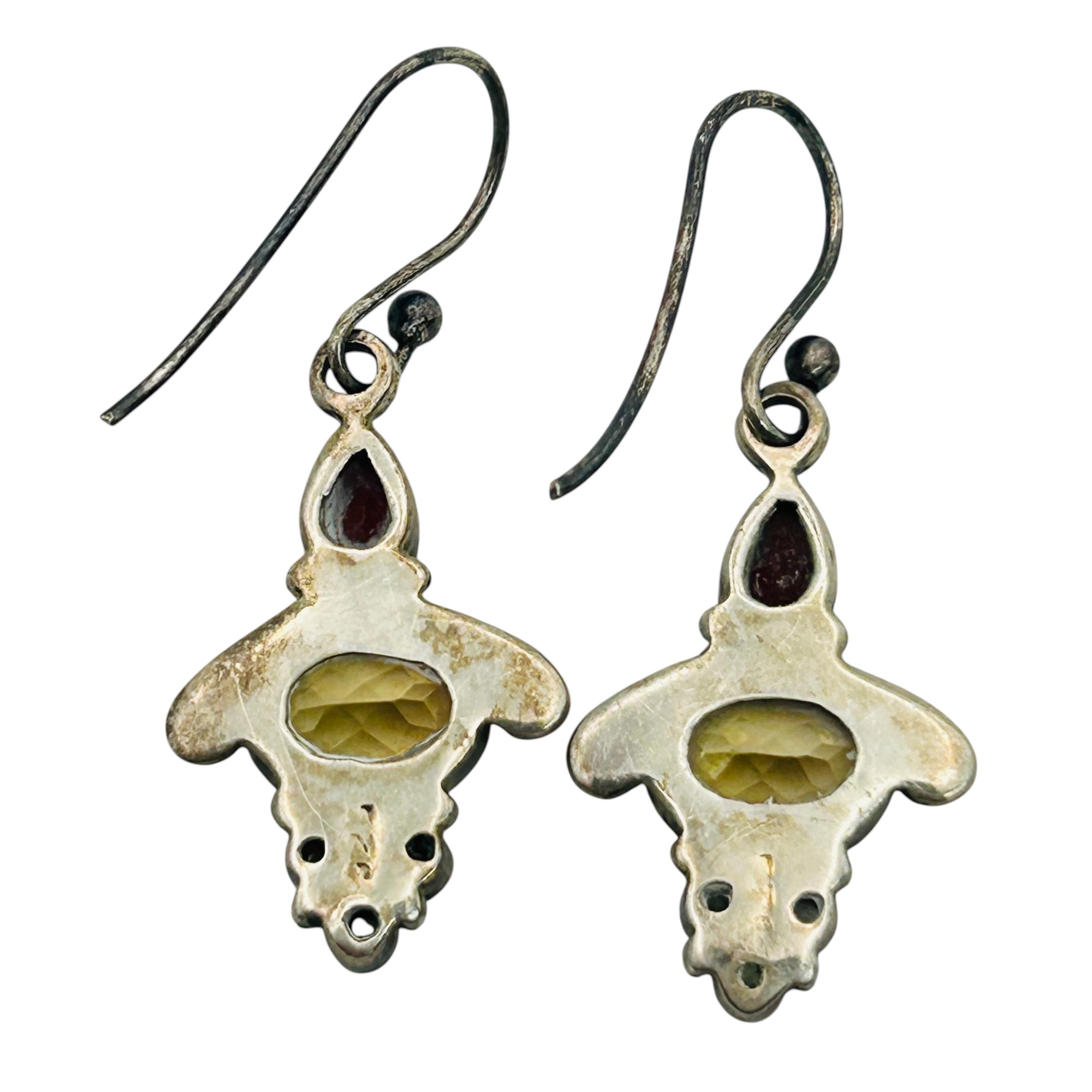 Sterling Multi Gem Earrings