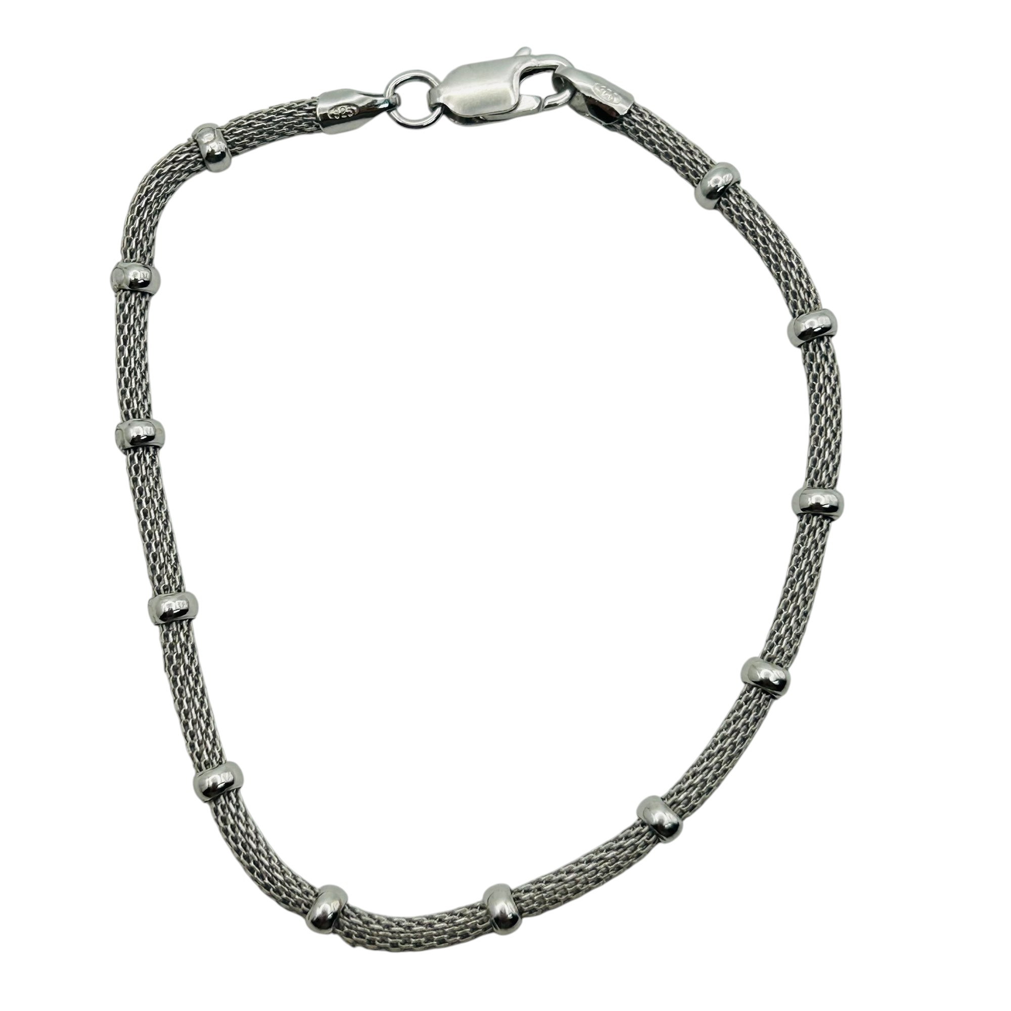 Sterling Mesh Chain Bracelet