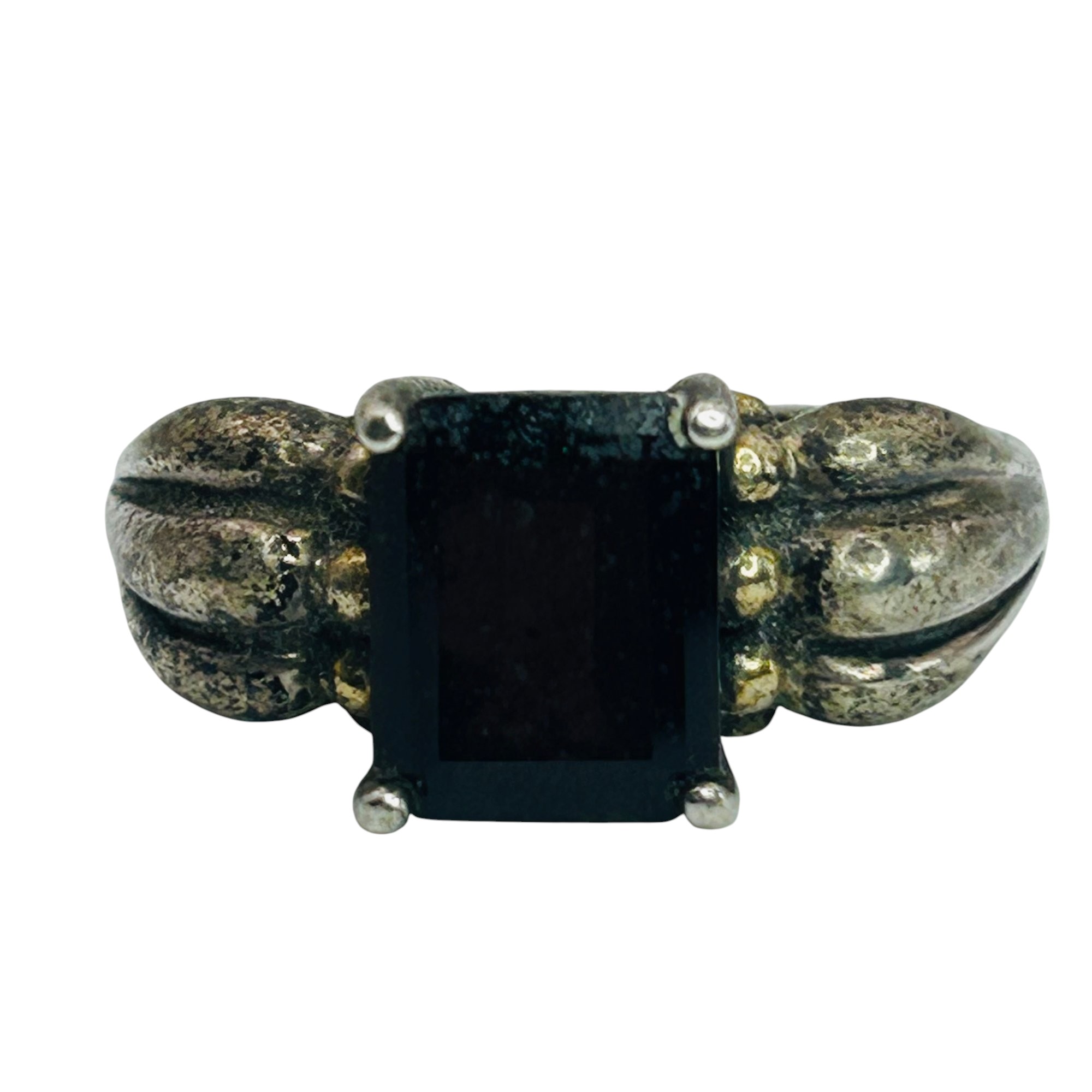 Avon Sterling Smokey Quartz Ring Sz 8