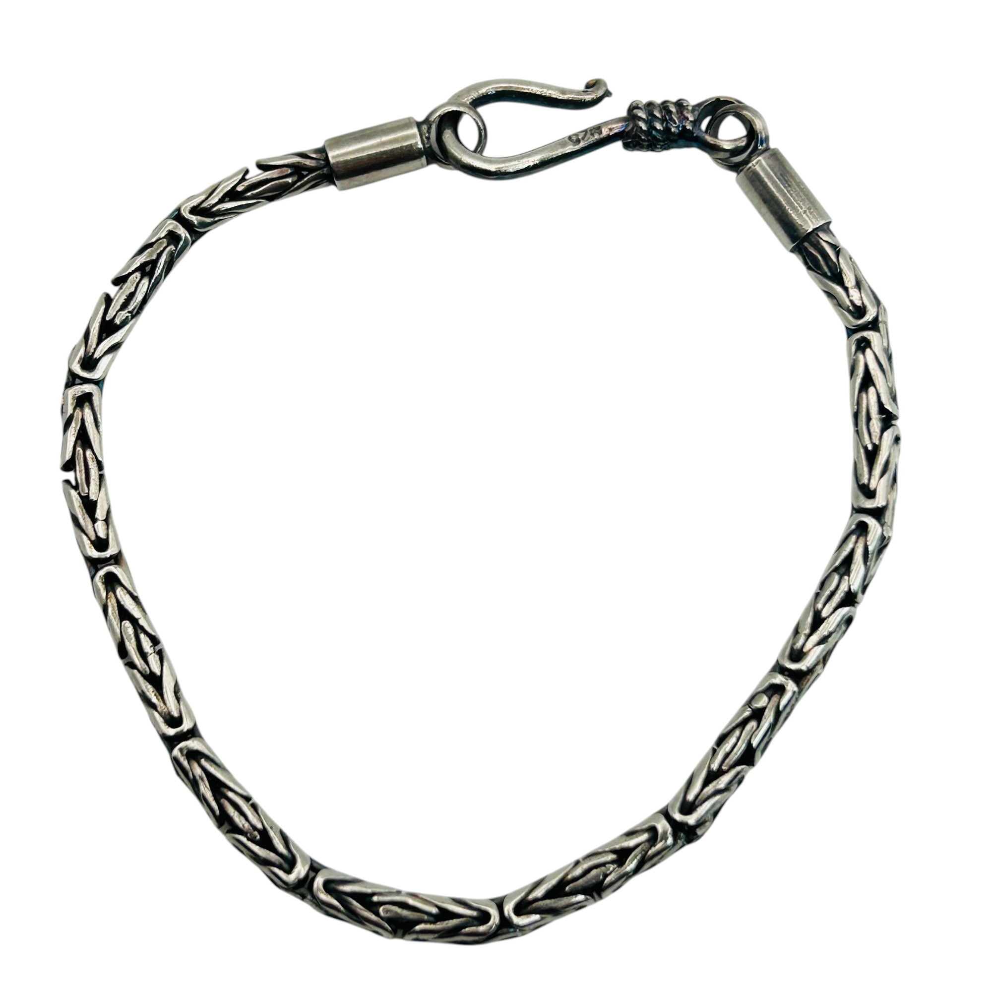 Sterling Hook Clasp Bracelet