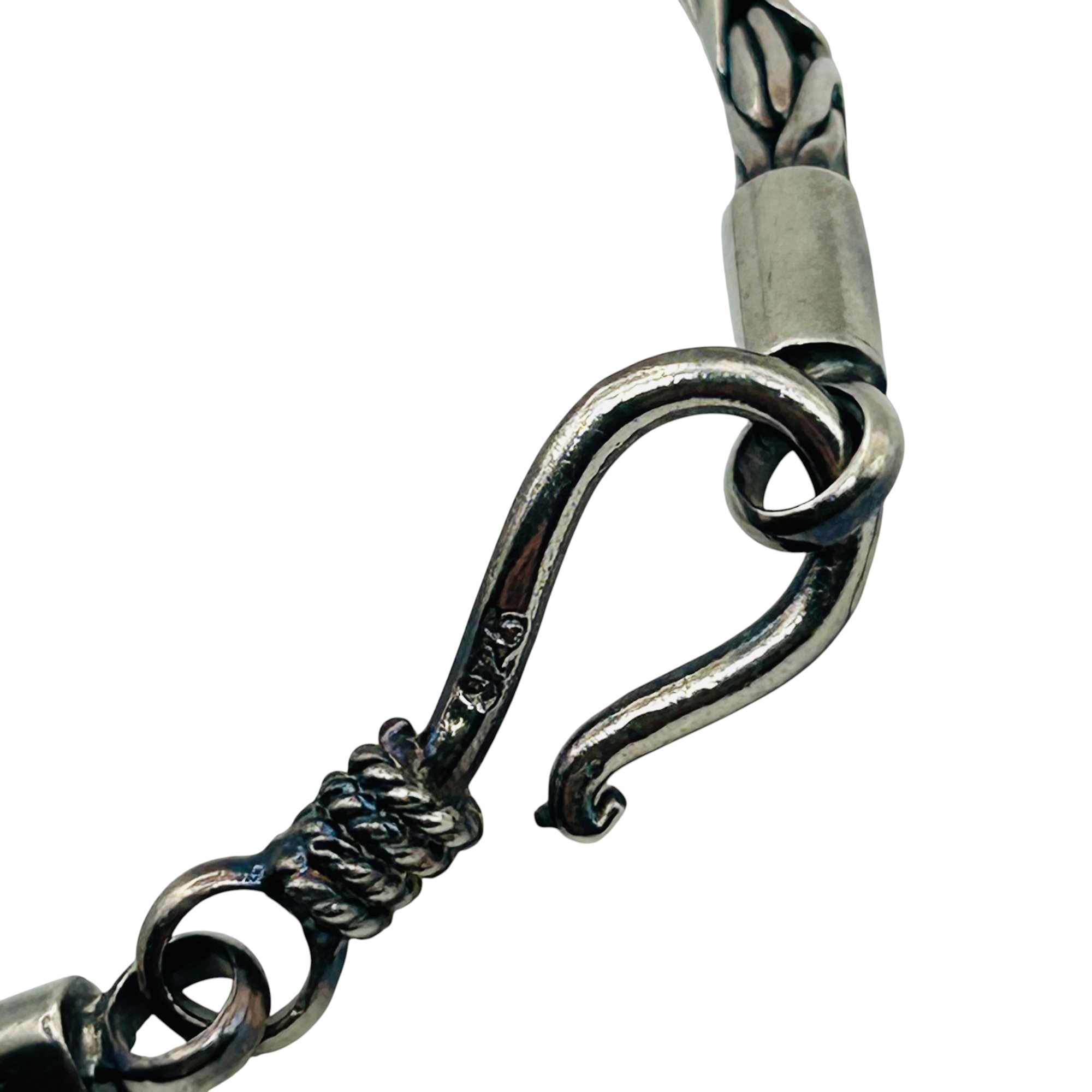 Sterling Hook Clasp Bracelet