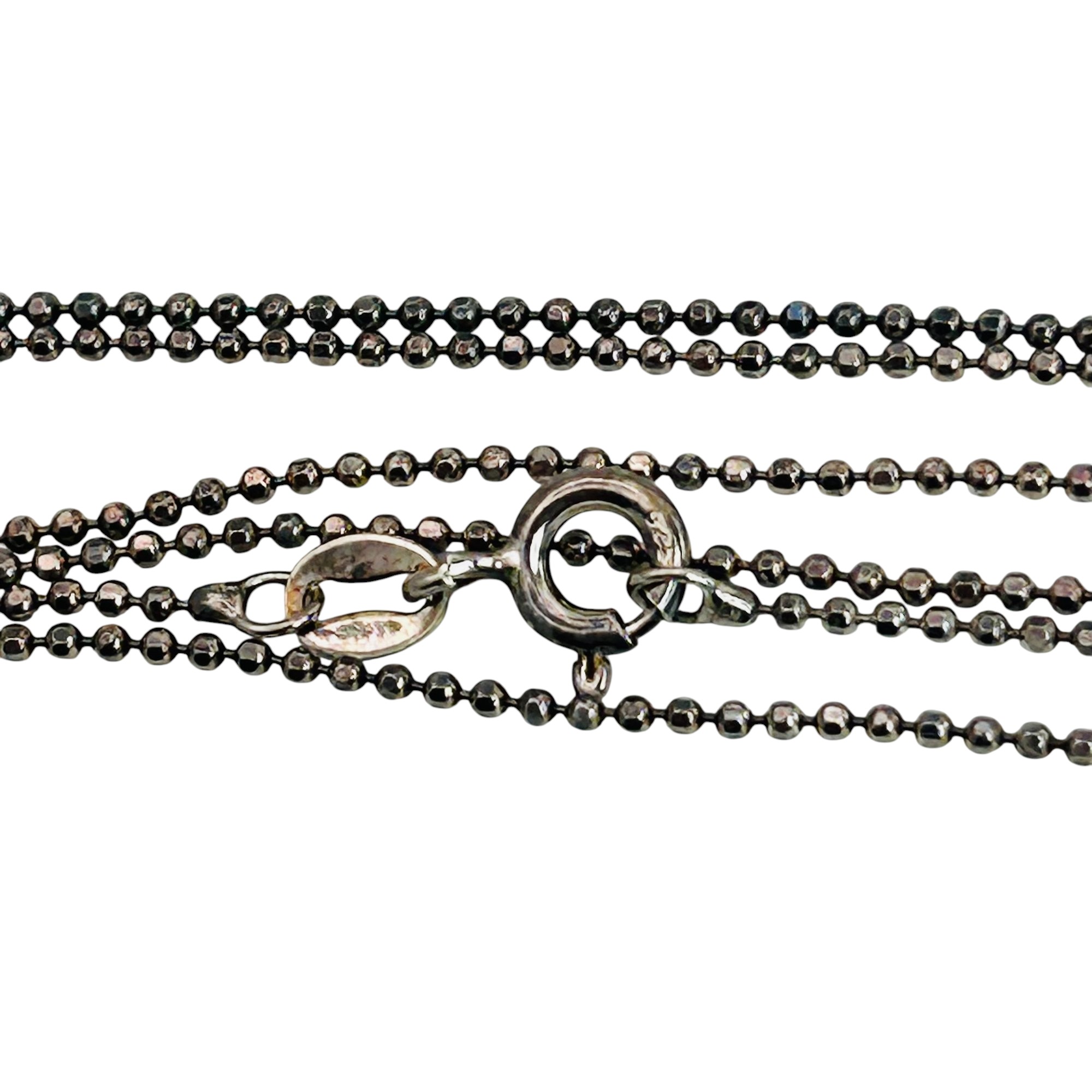 Sterling Bead Chain Necklace