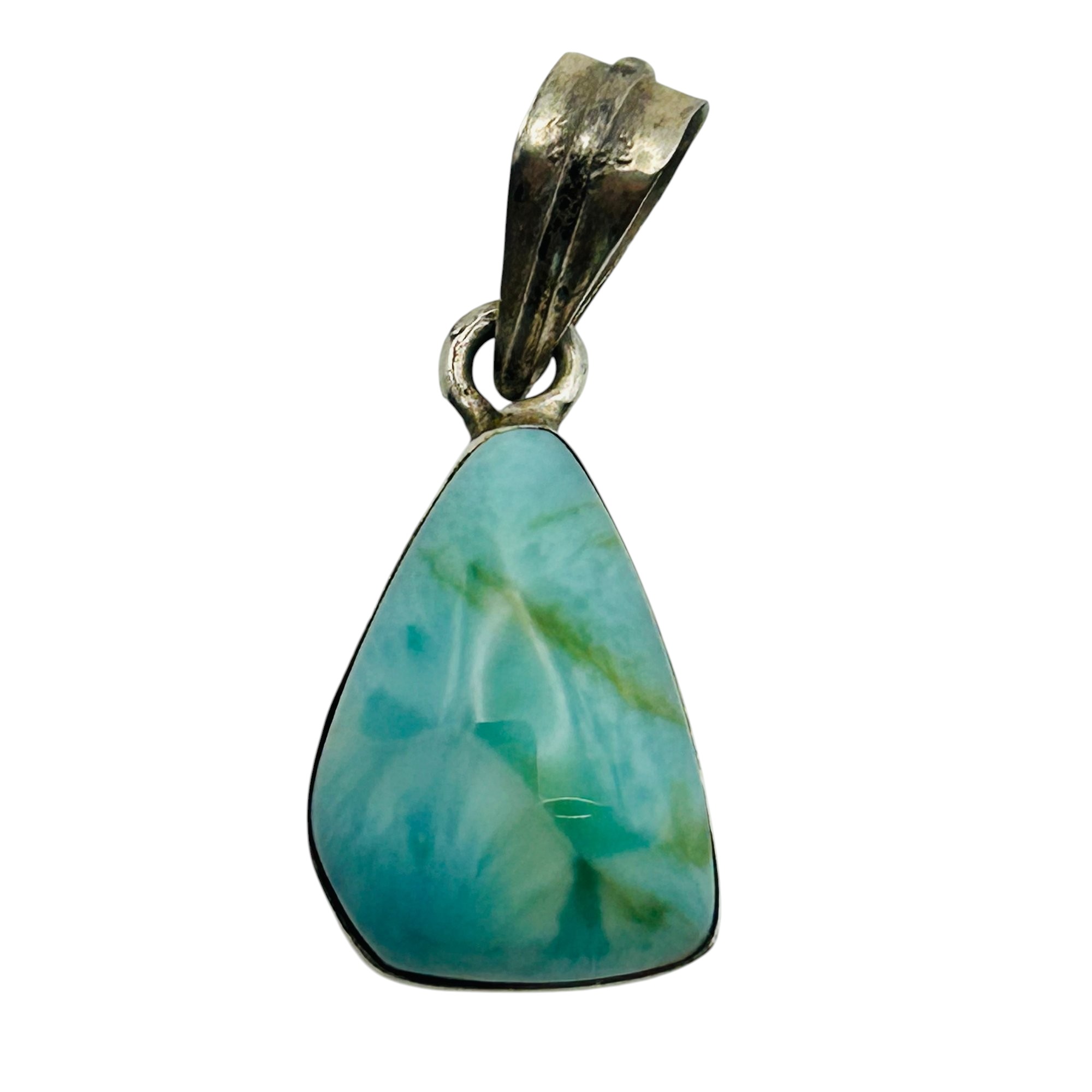 Sterling Larimar Pendant