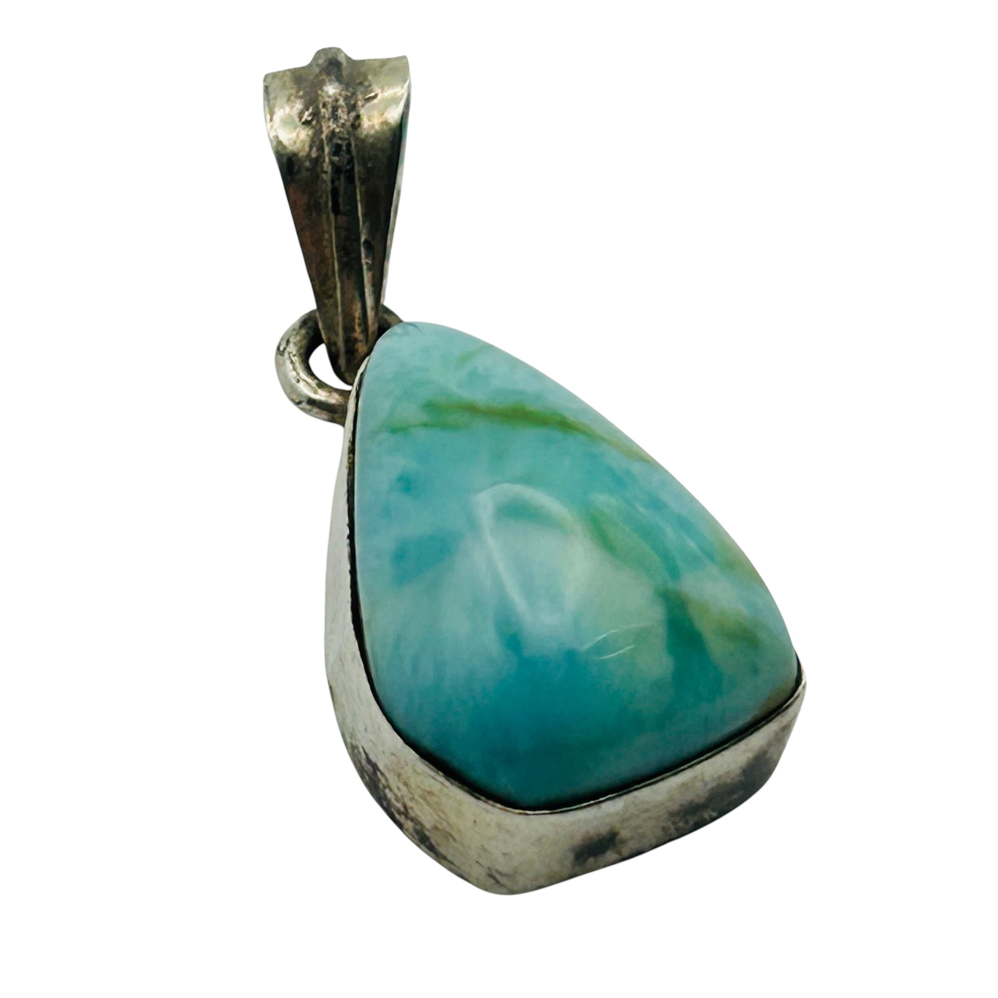 Sterling Larimar Pendant