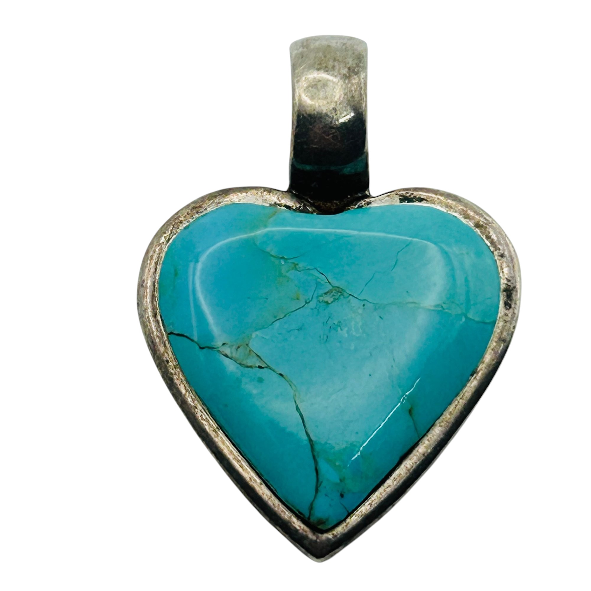 Sterling Turquoise Pendant