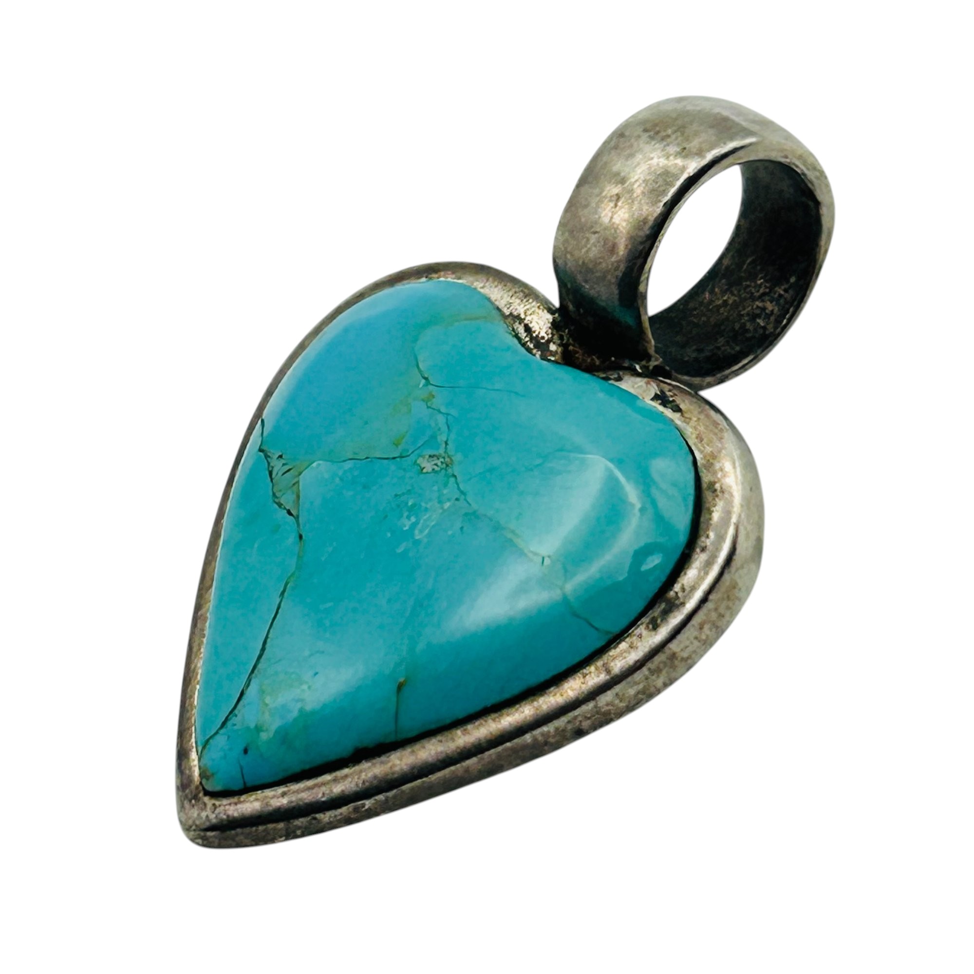 Sterling Turquoise Pendant