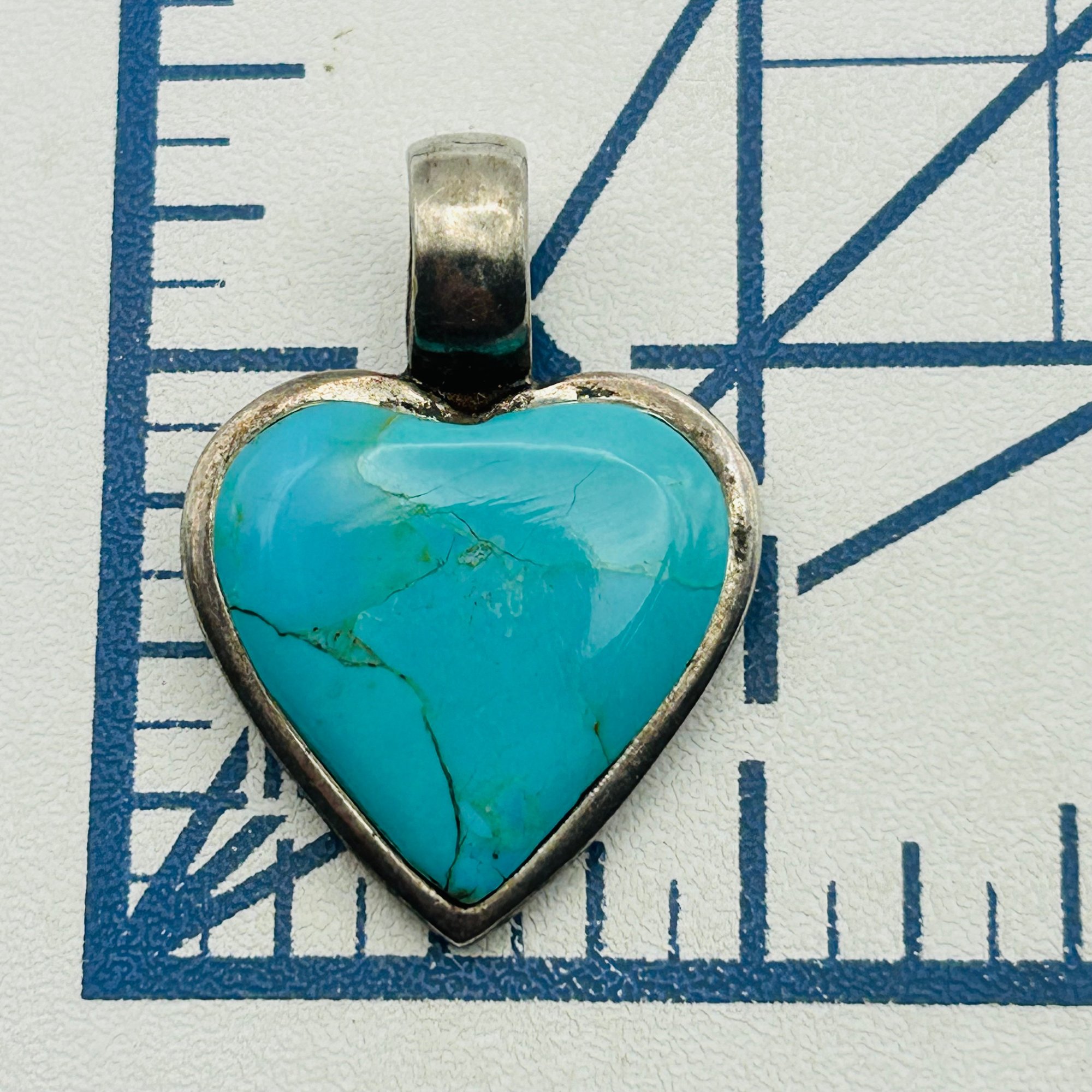 Sterling Turquoise Pendant
