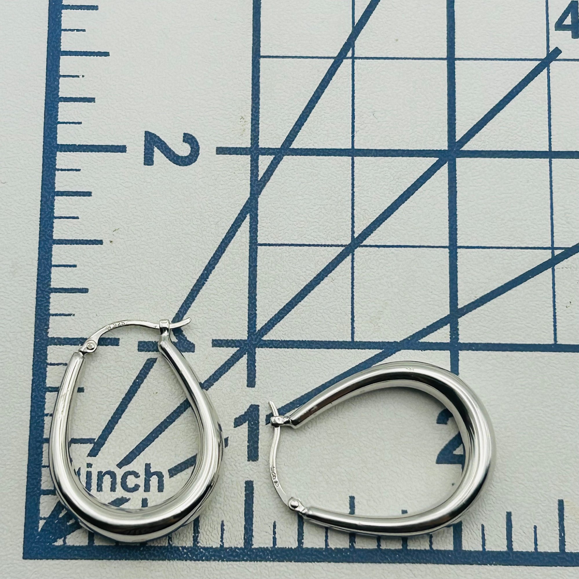 Sterling Hoop Earrings