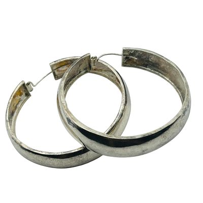 Sterling Hoop Earrings. Sterling hoop earrings 11.4g
