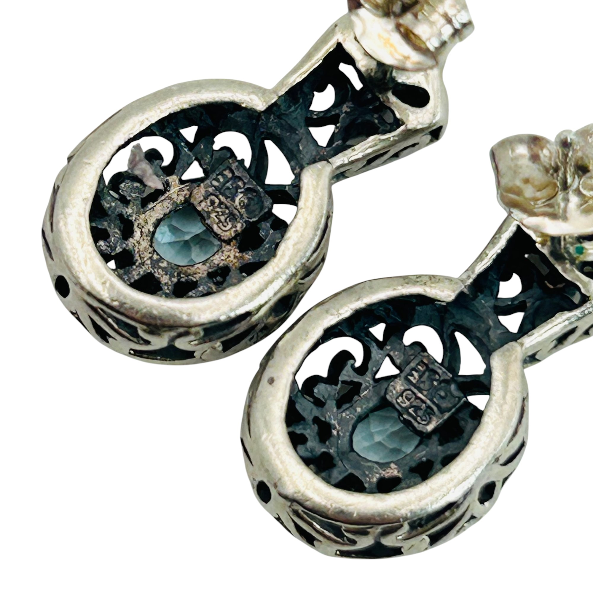 Sterling Topaz Earrings