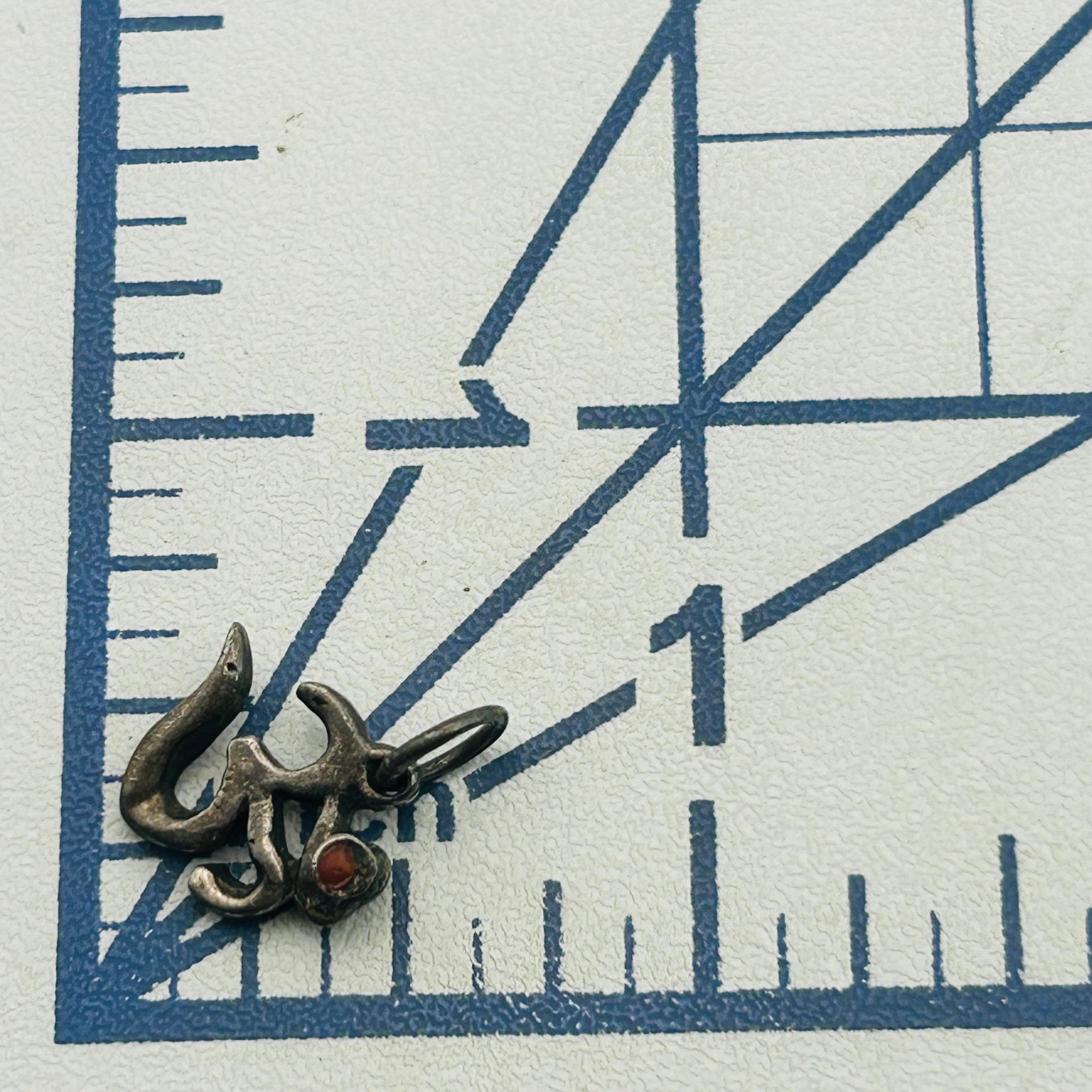 Sterling Coral OM Pendant