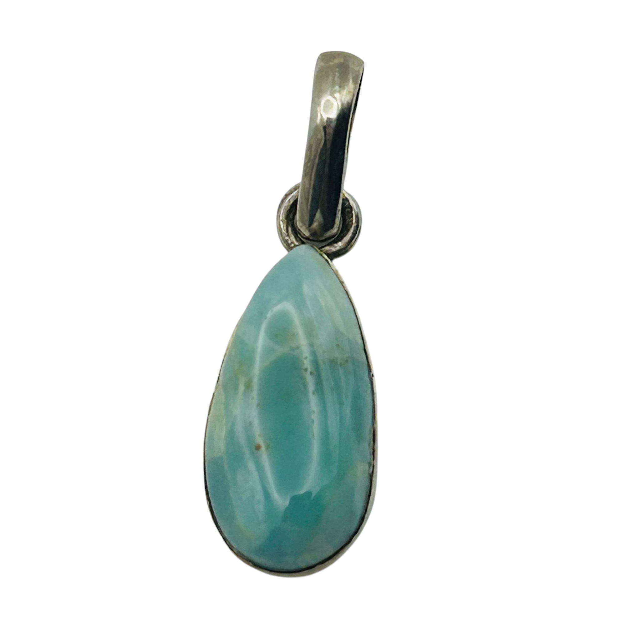 Sterling Larimar Pendant