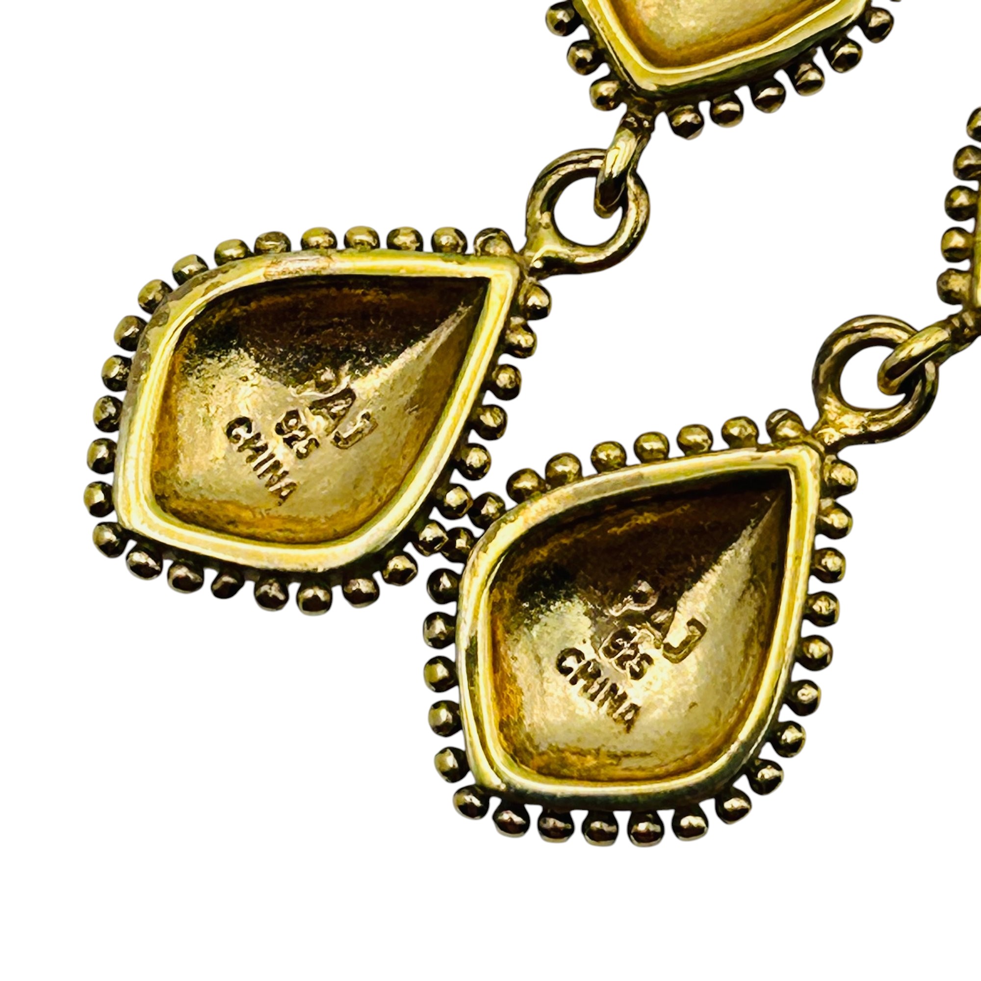 Signed Sterling Dangle Earrings