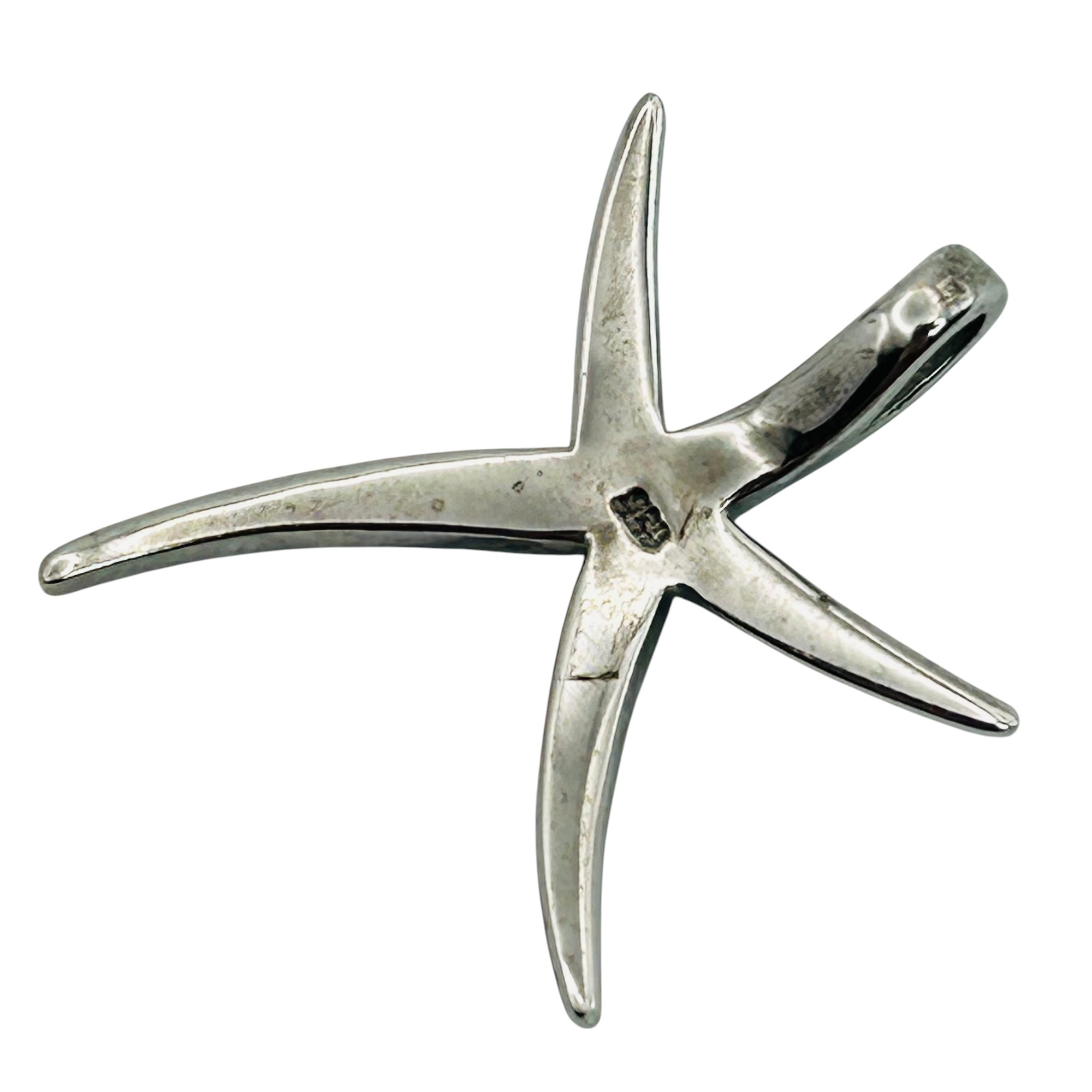 Sterling Opal Starfish Pendant