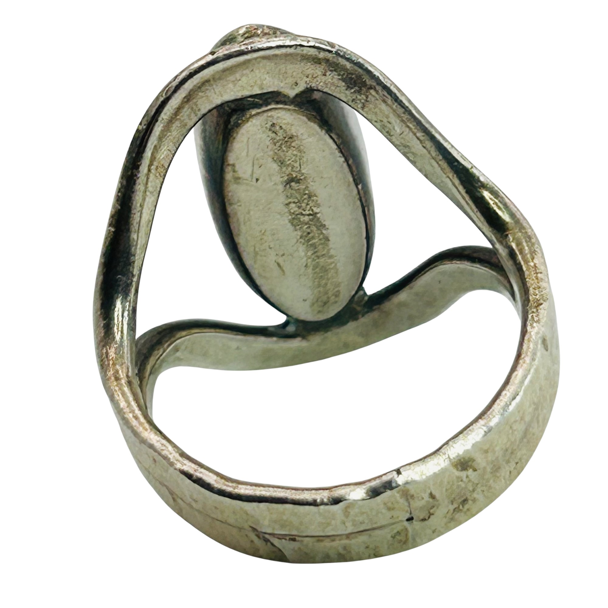 Sterling Mother Of Pearl Ring Sz 9.2