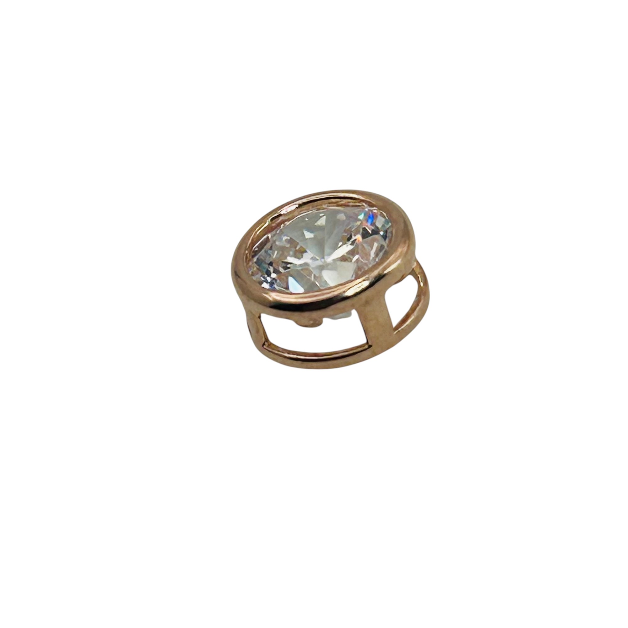 10k Rhinestone Pendant