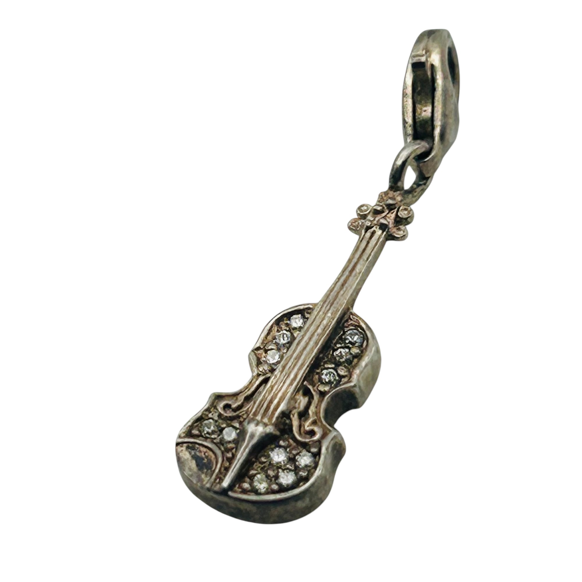 Signed Thomas Sabo Sterling Guitar Charm