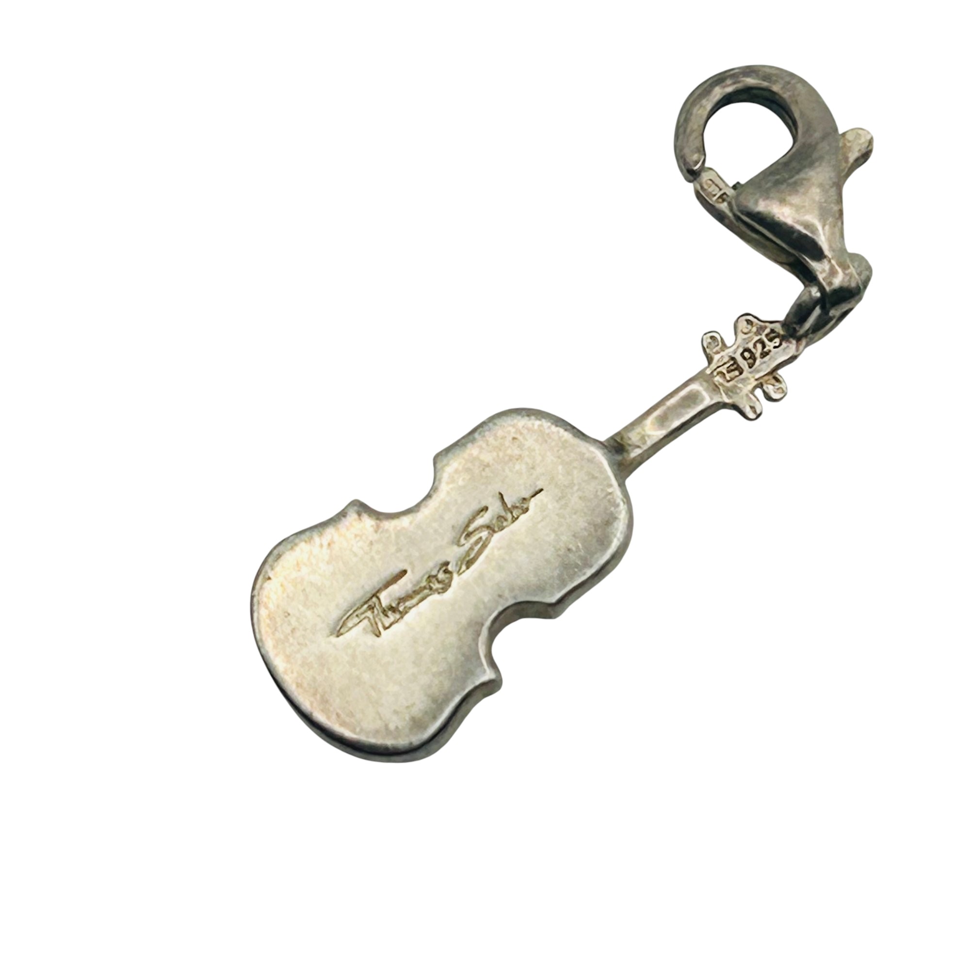 Signed Thomas Sabo Sterling Guitar Charm