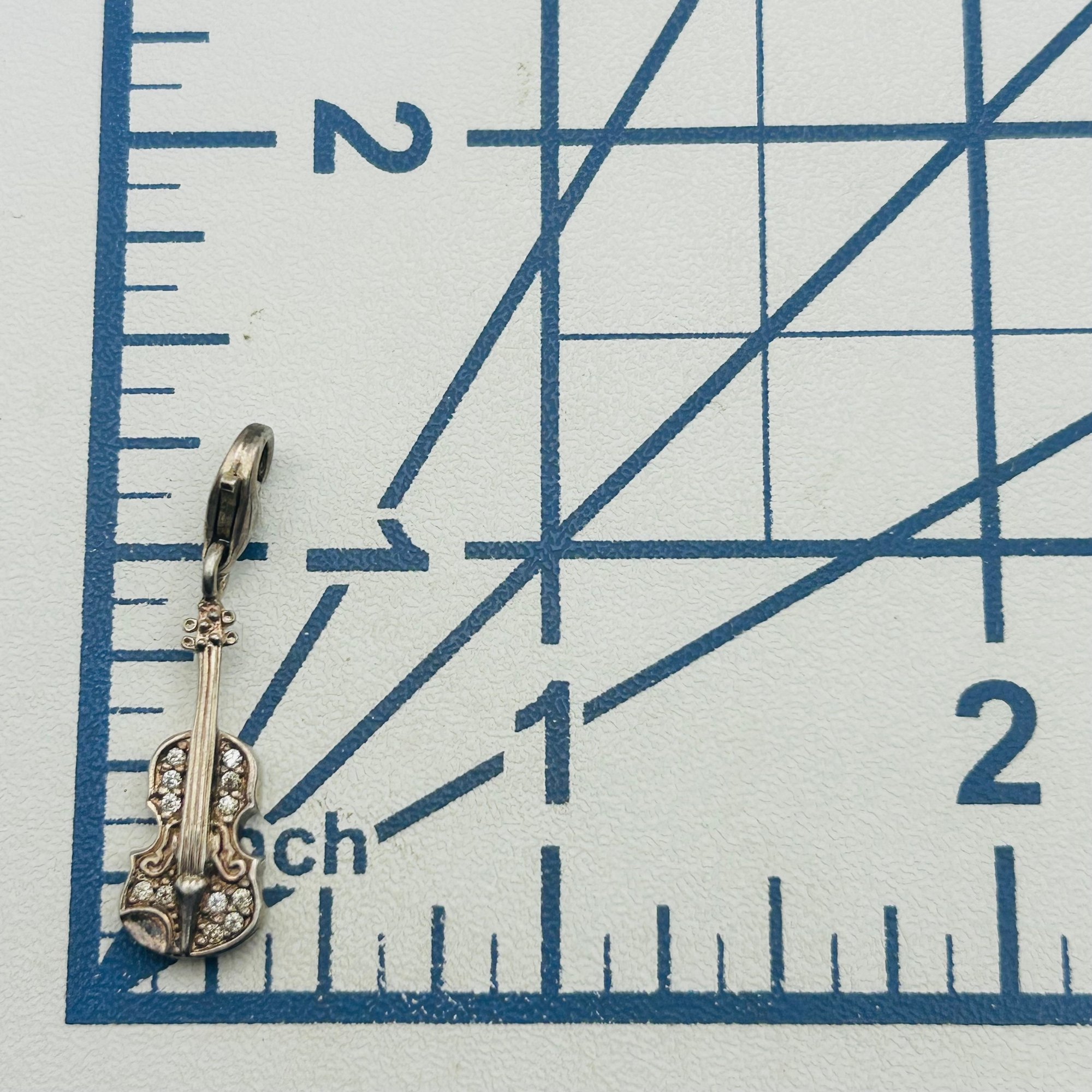 Signed Thomas Sabo Sterling Guitar Charm