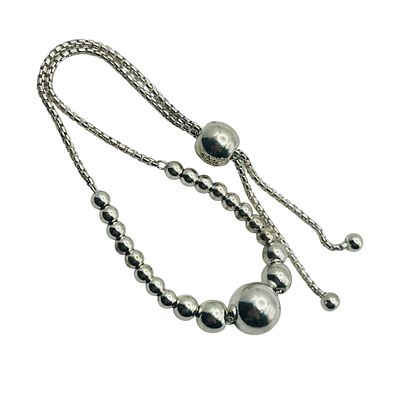 Pandora Sterling Adjustable Bead Chain Bracelet. Pandora Sterling adjustable bead chain bracelet 