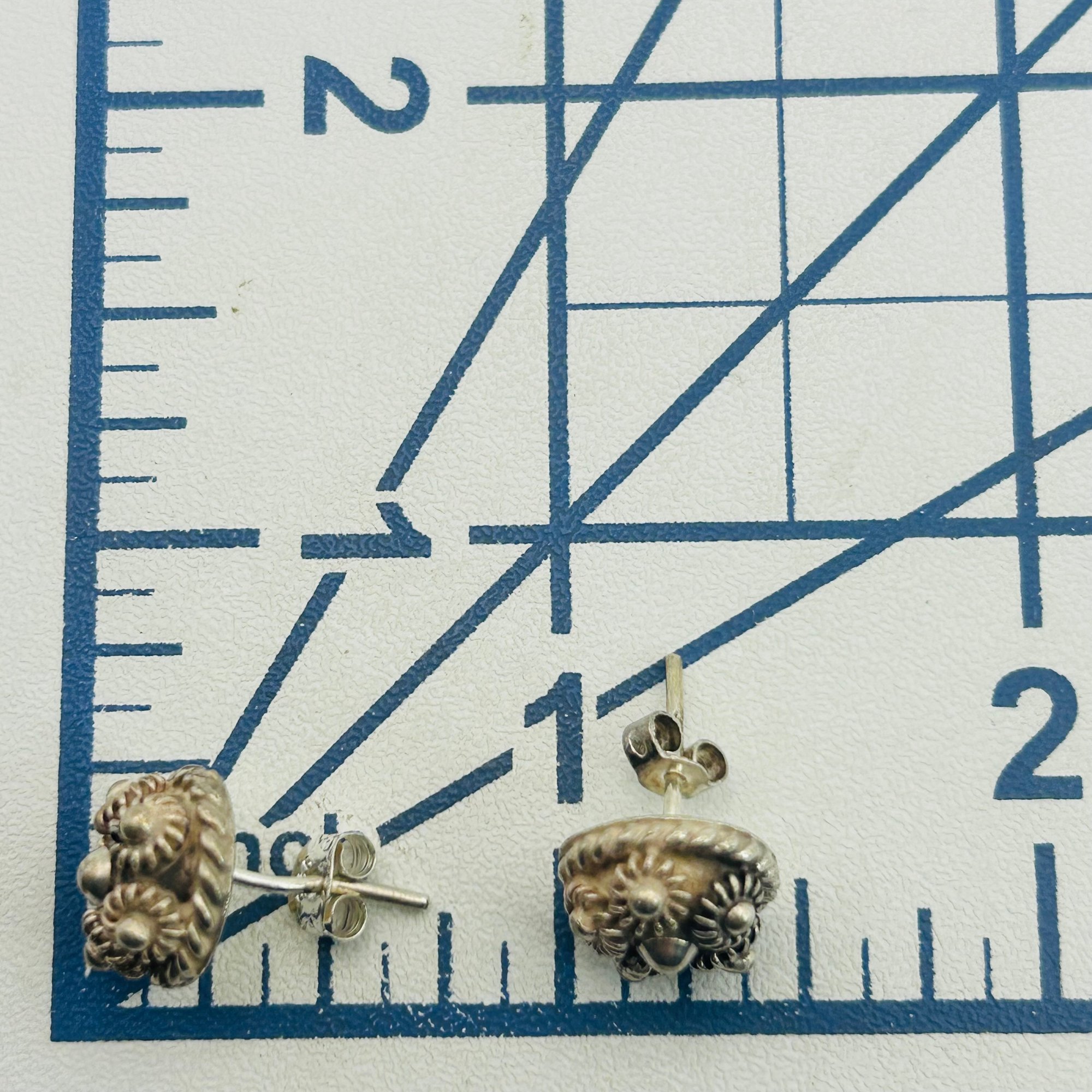 Mexico Sterling Stud Earrings