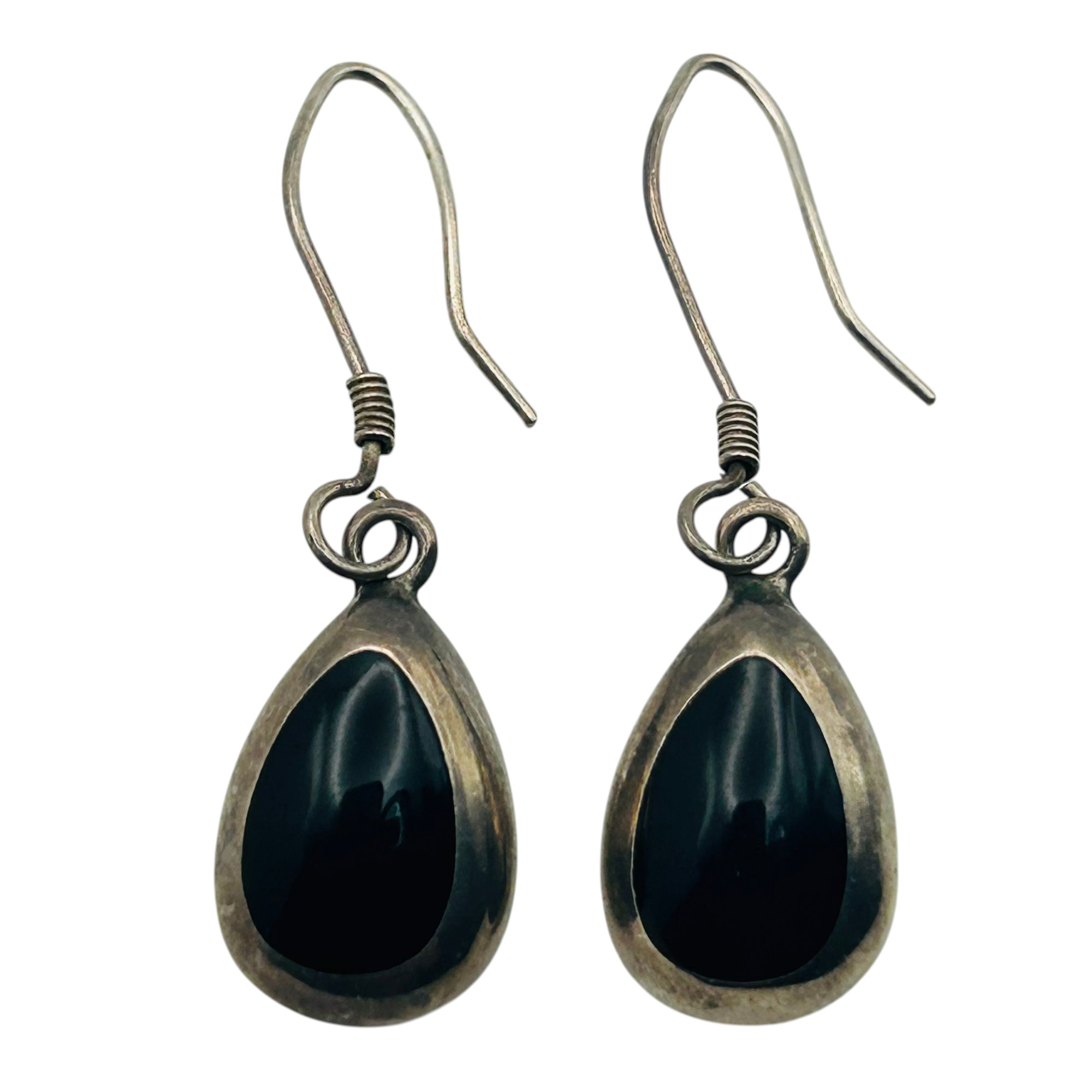 Mexico Sterling Inlay Earrings