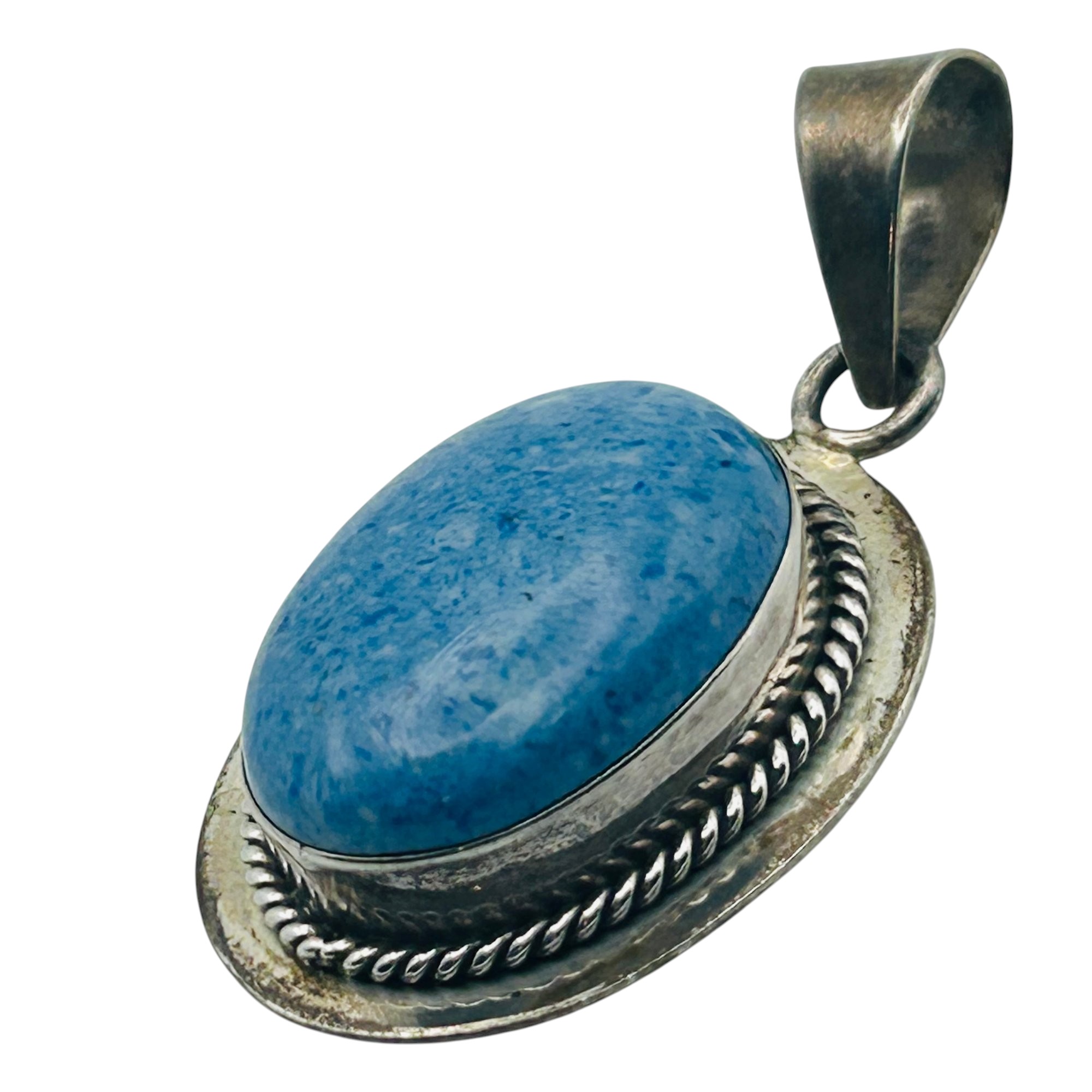 Mexico Sterling Denim Lazuli Pendant